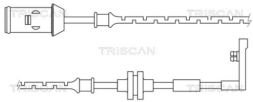 TRISCAN Сигнализатор, износ тормозных колодок 8115 24013
