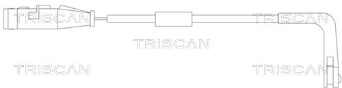 TRISCAN Сигнализатор, износ тормозных колодок 8115 24020