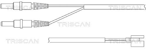 TRISCAN Hoiatuskontakt, piduriklotsi kulumine 8115 28001