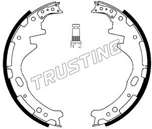 TRUSTING Комплект тормозных колодок 067.174