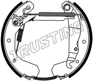 TRUSTING Комплект тормозных колодок 6036