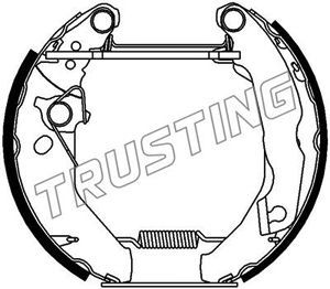 TRUSTING Piduriklotside komplekt 6066