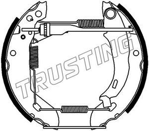 TRUSTING Комплект тормозных колодок 6113