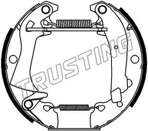 TRUSTING Piduriklotside komplekt 6124