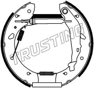 TRUSTING Piduriklotside komplekt 6218