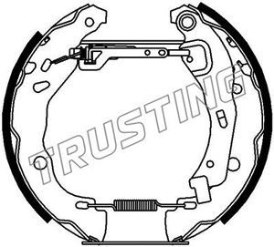 TRUSTING Piduriklotside komplekt 6219