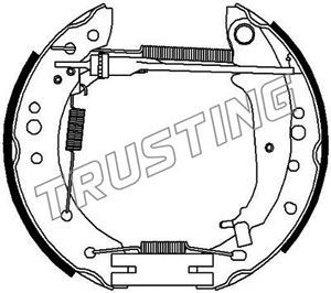 TRUSTING Комплект тормозных колодок 6353