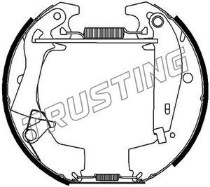 TRUSTING Комплект тормозных колодок 6369
