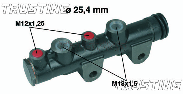 TRUSTING Главный тормозной цилиндр PF099