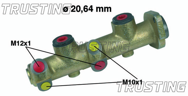 TRUSTING Главный тормозной цилиндр PF122