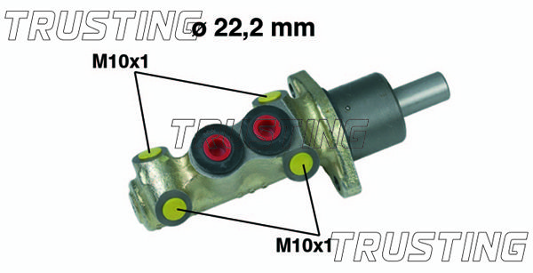 TRUSTING Главный тормозной цилиндр PF188