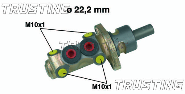 TRUSTING Главный тормозной цилиндр PF221