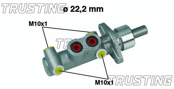 TRUSTING Главный тормозной цилиндр PF236