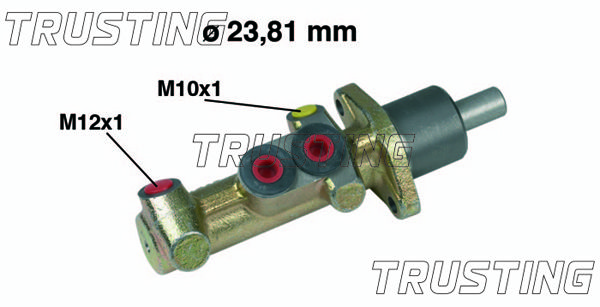 TRUSTING Главный тормозной цилиндр PF286