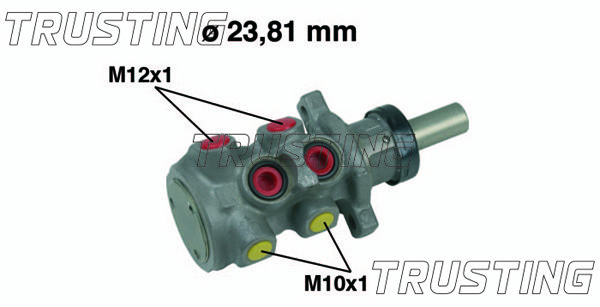 TRUSTING Главный тормозной цилиндр PF479