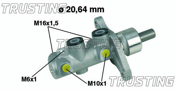 TRUSTING Главный тормозной цилиндр PF518