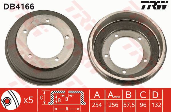 TRW Piduritrummel DB4166