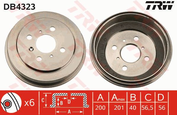 TRW Piduritrummel DB4323