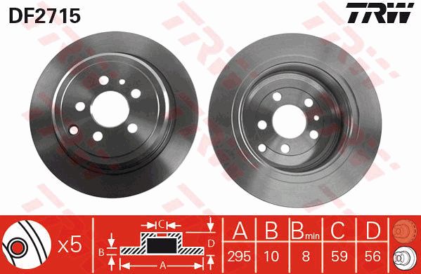 TRW Piduriketas DF2715