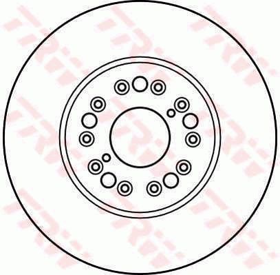 TRW Тормозной диск DF4015