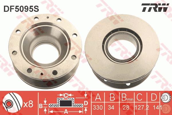 TRW Piduriketas DF5095S