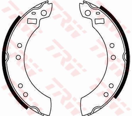 TRW Piduriklotside komplekt GS6124