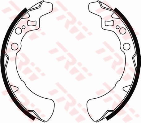 TRW Комплект тормозных колодок GS6244