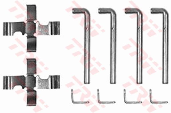 TRW Комплектующие, колодки дискового тормоза PFK225