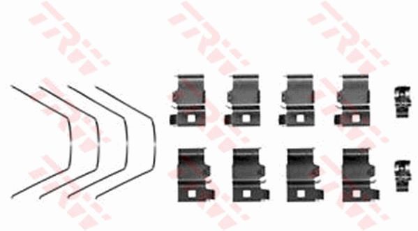 TRW Lisakomplekt, ketaspiduriklotsid PFK271