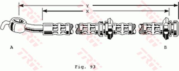 TRW Pidurivoolik PHD173