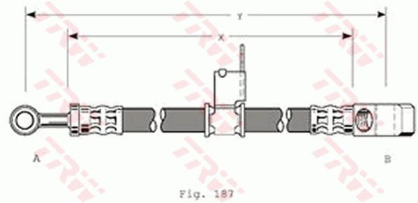 TRW Pidurivoolik PHD178