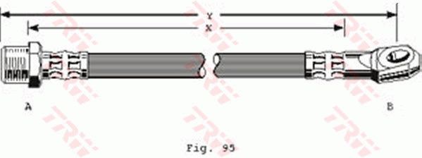 TRW Pidurivoolik PHD304