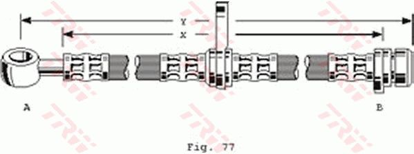 TRW Тормозной шланг PHD331