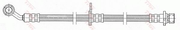 TRW Тормозной шланг PHD463