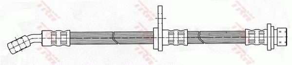 TRW Тормозной шланг PHD602