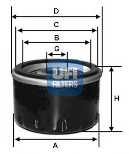 UFI Õlifilter 23.103.00