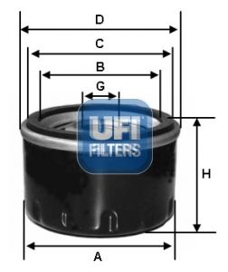 UFI Õlifilter 23.585.00