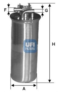 UFI Топливный фильтр 24.001.00