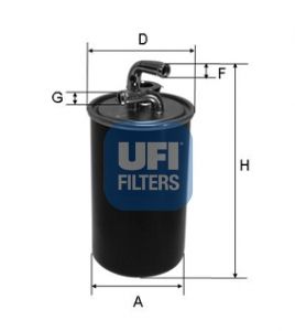 UFI Kütusefilter 24.030.00
