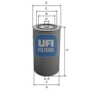 UFI Топливный фильтр 24.089.00