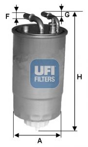 UFI Kütusefilter 24.099.00