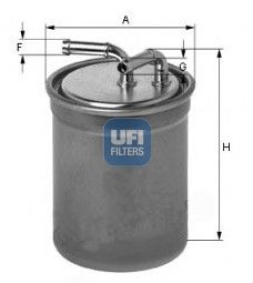 UFI Топливный фильтр 24.106.00