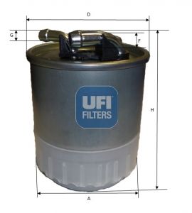 UFI Kütusefilter 24.107.00