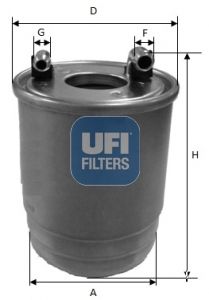 UFI Kütusefilter 24.111.00