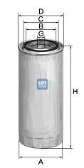 UFI Топливный фильтр 24.306.00
