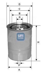 UFI Kütusefilter 24.327.00