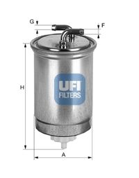 UFI Топливный фильтр 24.382.00