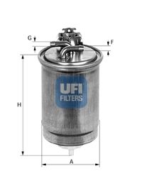 UFI Топливный фильтр 24.391.00