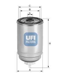 UFI Топливный фильтр 24.397.00