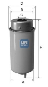 UFI Kütusefilter 24.432.00